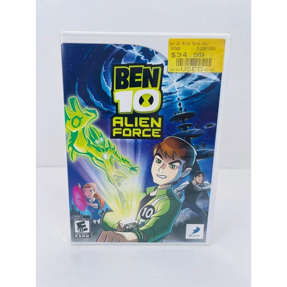 Ben 10 Alien Force Video Game (Nintendo Wii, 2008) Complete W/ Manual